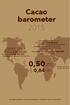 Cacao barometer 2015 $ 0,50 $ 0,84. / dag. / dag