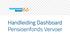 Handleiding Dashboard. Pensioenfonds Vervoer