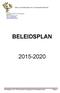 BELEIDSPLAN 2015-2020