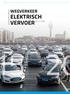 WEGVERKEER STATUSDOCUMENT ELEKTRISCH VERVOER 2015 > 2020