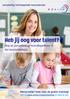 Heb jij oog voor talent?