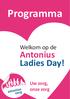 Programma. Antonius Ladies Day! Welkom op de. Uw zorg, onze zorg