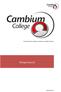 Stichting Cambium College voor openbaar voortgezet onderwijs. Pestprotocol
