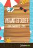 Vakantiefolder Zomervakantie 2016