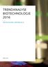 Trendanalyse Biotechnologie 2016. regelgeving ontregeld