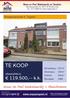 Schaepmanstraat 4, Tegelen TE KOOP. Perceelopp.: 107m² Woonopp.: 100m² Inhoud: 335m³ Bouwjaar: 1966. VRAAGPRIJS 119.500,-- k.k.