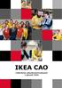IKEA CAO Collectieve arbeidsovereenkomst 1 januari 2016
