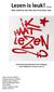 Lezen is leuk!... Maar hoeft het niet? Dan doe ik het liever niet! Leesvoorkeurenonderzoek naar leerlingen in de leeftijd van 12 tot en met 16