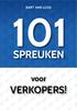 101 spreuken voor VERKOPERS! Bart van Luijk