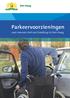 Parkeervoorzieningen. voor mensen met een handicap in Den Haag