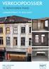 VERKOOPDOSSIER TE RENOVEREN PAND LAMMERSTRAAT 19, 9000 GENT. Meer informatie: T. 09 269 69 00 www.sogent.be