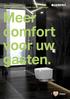 Geberit AquaClean De wc waarmee u met water wordt gereinigd. Meer comfort voor uw gasten.