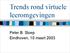 Trends rond virtuele leeromgevingen. Peter B. Sloep Eindhoven, 10 maart 2003