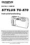 STYLUS TG-870. Instructiehandleiding DIGITALE CAMERA