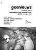 geonieuws maandblad van de mineralogische kring antwerpen v.z.w. 26(10), december 2001
