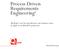 Process Driven Requirements Engineering