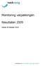 Monitoring verpakkingen. Resultaten 2009. Versie 28 oktober 2010