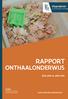 RAPPORT ONTHAALONDERWIJS. 2012-2013 en 2013-2014 AGODI AGENTSCHAP VOOR ONDERWIJSDIENSTEN. www.onderwijs.vlaanderen.be