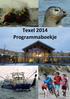 Texel 2014 Programmaboekje