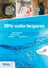 30% water besparen. Ook uw stad of gemeente kan