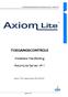 TOEGANGSCONTROLE. Installatie Handleiding. AxiomLite Server v4.1