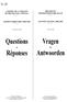 Vragen en Antwoorden. Questions et Réponses N. 20 BRUSSELSE HOOFDSTEDELIJKE RAAD CONSEIL DE LA REGION DE BRUXELLES-CAPITALE GEWONE ZITTING 2000-2001