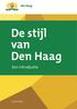 De stijl van Den Haag. Een introductie