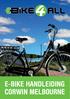 E-BIKE HANDLEIDING CORWIN MELBOURNE