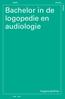 Bachelor in de logopedie en audiologie