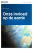 MVO-verslag 2015 Onze invloed op de aarde