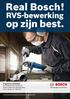 Programma 2013/2014 RVS-bewerking met Bosch Blauw elektrisch gereedschap, voor vakman en industrie.