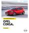 CONSUMENTENPRIJSLIJST OPEL CORSA.