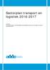 Sectorplan transport en logistiek 2016-2017