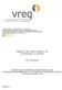 Rapport van de Vlaamse Regulator van de Elektriciteits- en Gasmarkt. van 21/05/2014