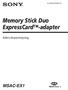 Memory Stick Duo ExpressCard -adapter