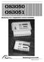 OS3050 OS3051. Besturing voor omgekeerde osmose installatie. Bedieningsvoorschrift. Software versie 3.04