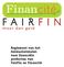 Reglement van het Solidariteitslabel voor financiële producten van FairFin en Financité