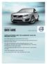 QUICK GUIDE WEB EDITION GEFELICITEERD MET DE AANKOOP VAN UW NIEUWE VOLVO! VOLVO C30