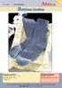 Sokken breien. Knutselidee. com N 101.774. Benodigde materialen: 6-dradige Regia wol in grijsblauw gemêleerd, 150 g; naalden 3-4;