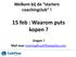 15 feb : Waarom puts kopen?