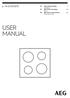 HK973500FB. NL Gebruiksaanwijzing 2 Kookplaat PT Manual de instruções 22 Placa ES Manual de instrucciones 42 Placa de cocción USER MANUAL