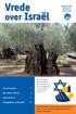Vrede. over Israël. Jaargang 58 Nummer 2 April 2014