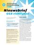 Nieuwsbrief. GGZ-richtlijnen. Multidisciplinaire Richtlijnontwikkeling. ggz. Van de redactie. Inhoud nummer 10 Vijfde jaargang december 2006