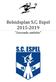 Beleidsplan S.C. Espel 2015-2019. Gezonde ambitie