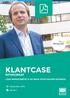 KLANTCASE NOVAGRAAF CASE MANAGEMENT IS DE BASIS VOOR NIEUWE BUSINESS. December, 2014 Versie 1