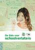 De Gids voor. schoolverlaters