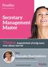 Secretary Management Master