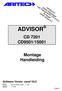 ADVISOR CD 7201 CD9501/15001