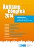 Autisme congres. PROGRAMMA Vrijdag 31 oktober 2014 Beatrixtheater Jaarbeurs Utrecht