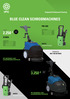 BLUE CLEAN SCHROBMACHINES PW-C09 S15B35 PW-C09 S30B EXCLUSIEF. GRATIS hogedrukreiniger PROMOTIE MEI T/M OKTOBER 3.